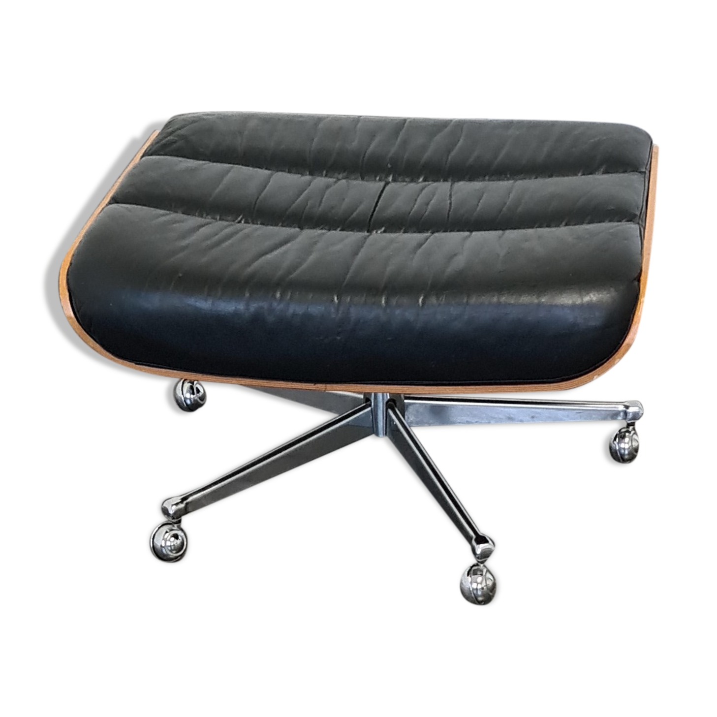 Vintage Mid century Ottoman