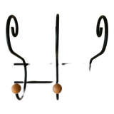 Coat rack/wrought iron hat holder