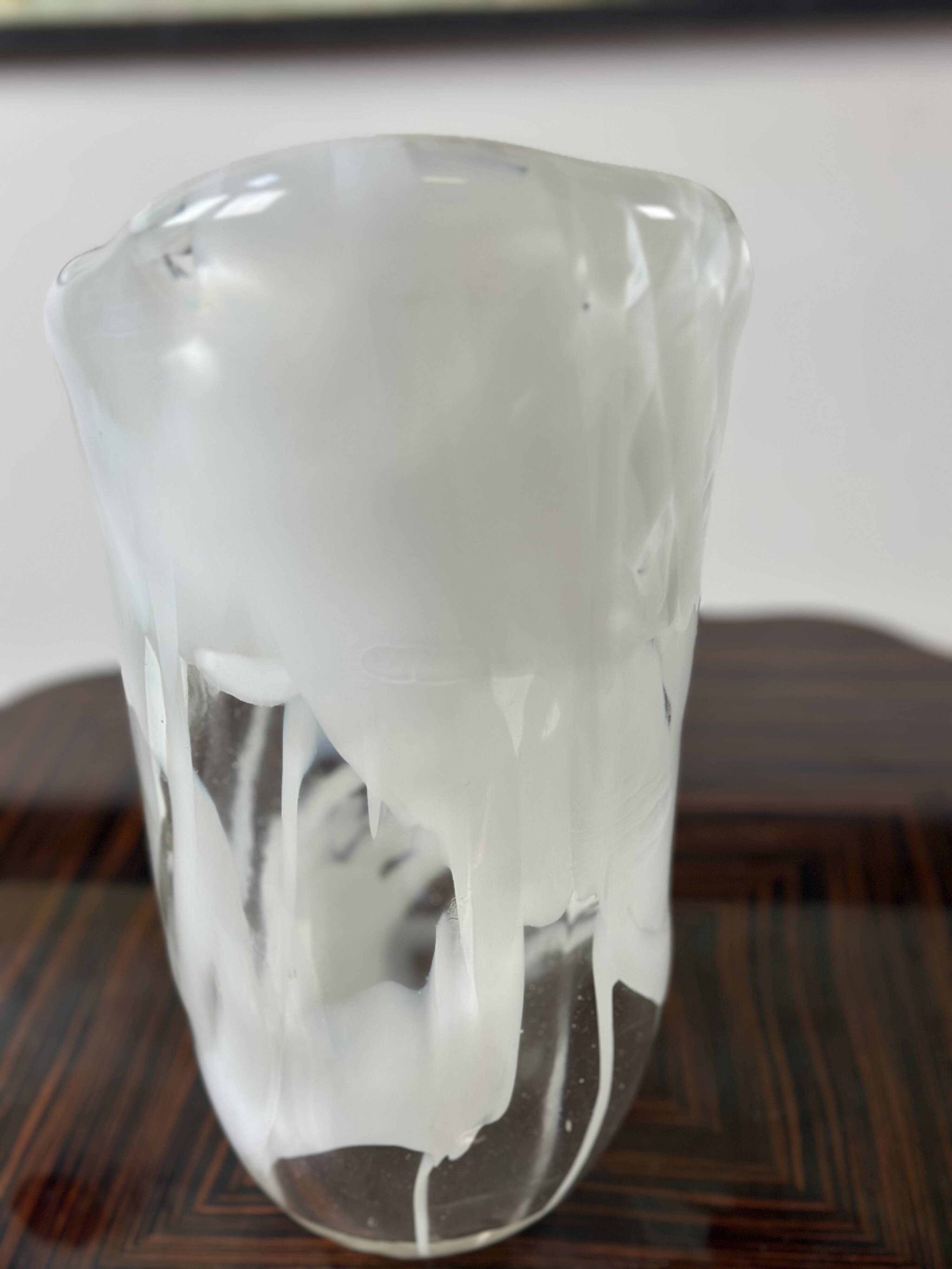 Vintage Murano glass vase, 1980