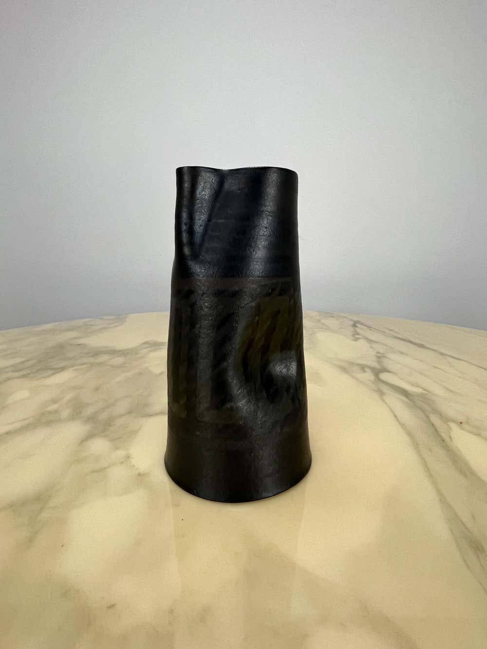 Jug / vase in ceramic by Alessio Tasca, Italy, 1960s