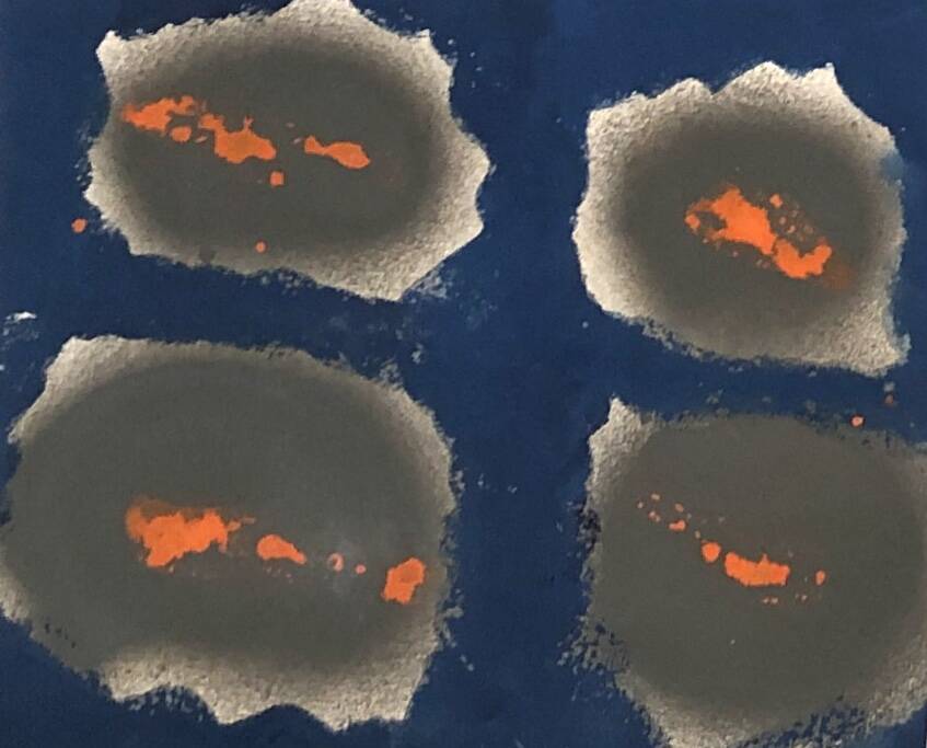 Lot 5 Gouaches on paper