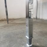 Chrome and glass coffee table 1970 Neoclassical style