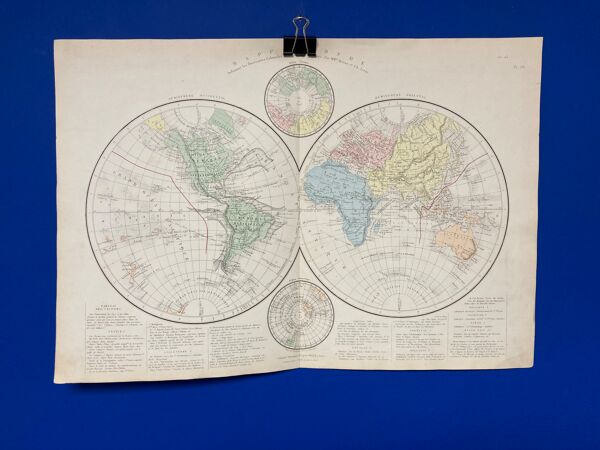 Mappe monde ancienne