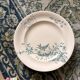 Lot 6 Plate Plates Faience Longwy Model Mignon
