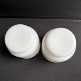 Paire de cache-pots – opaline de cristal - xixème