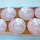 Set of 6 English style plates, kesteloot birthday