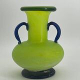 Vintage glass paste vase