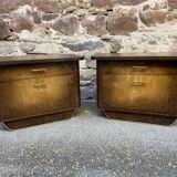 Paire de chevets vintage 1960s