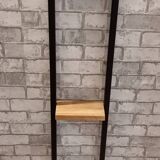 Steel and oak shelf
