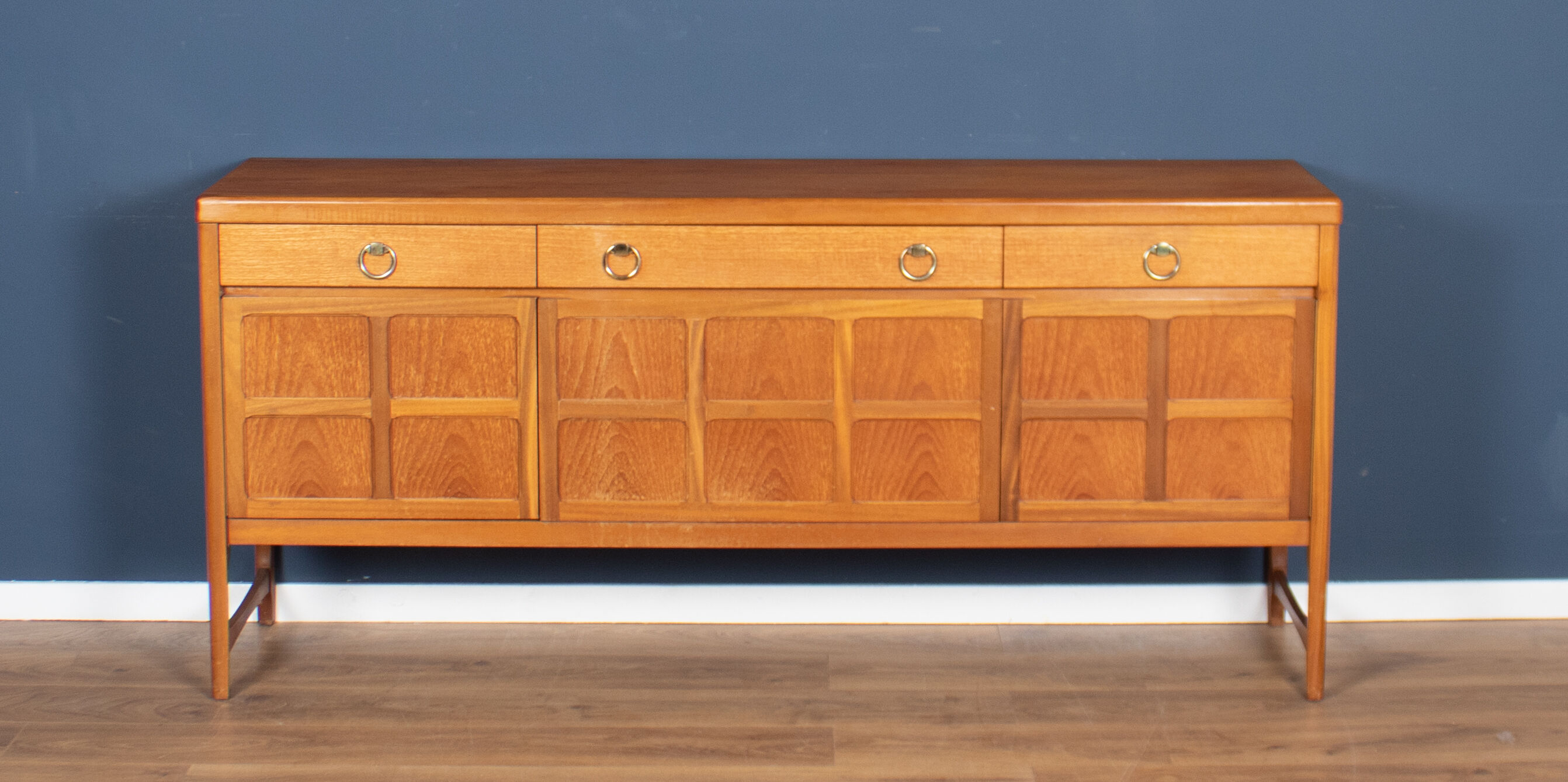 Retro teak 1960s nathan squares mid century sideboard