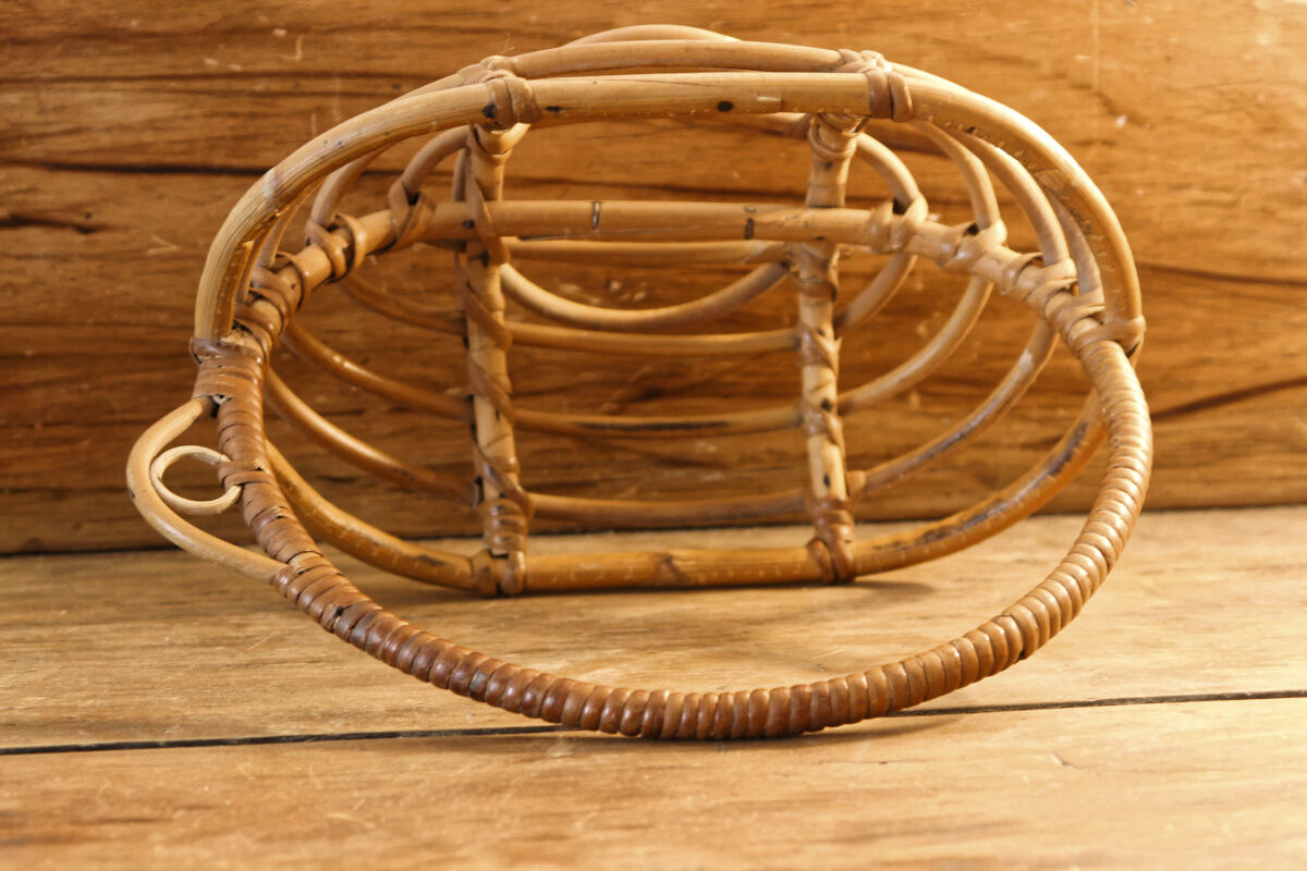 Rattan egg basket