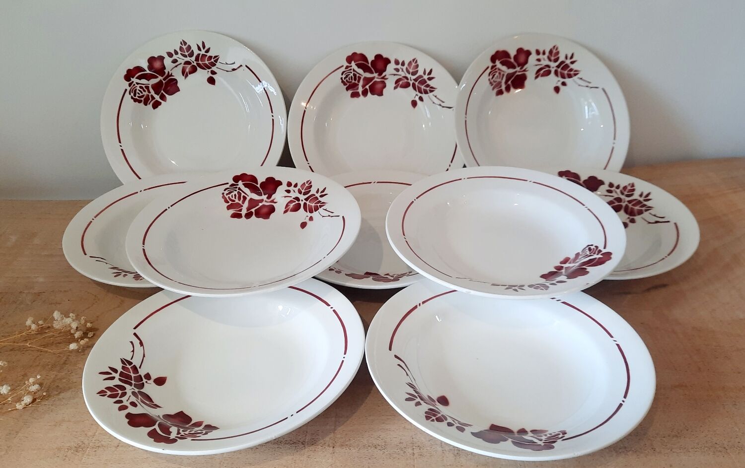 Hollow plates saint Amandoise