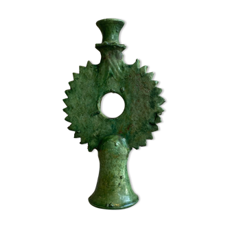 Tamegroute pottery candle holder