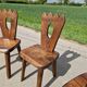 Lot de 3 chaises brutaliste Aranjou style olavi Hanninen