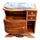 Asymmetrical console table, art deco style from the 1920s to 1930s.