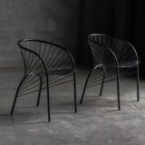 "Lizzie" chairs by Regis Portier for Paolo Pallucco, Italy, 1980s