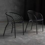 "Lizzie" chairs by Regis Portier for Paolo Pallucco, Italy, 1980s