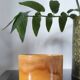 Vintage 1970s cache-pot in glazed ceramic