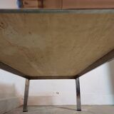 Table basse travertin vintage