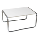 Bauhaus coffee table with chrome tubular frame and Formica top