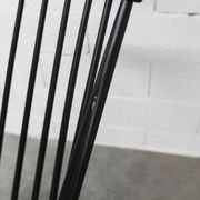 Grandessa rocking chair in black beech by Lena Larsson 1960 for Nesto