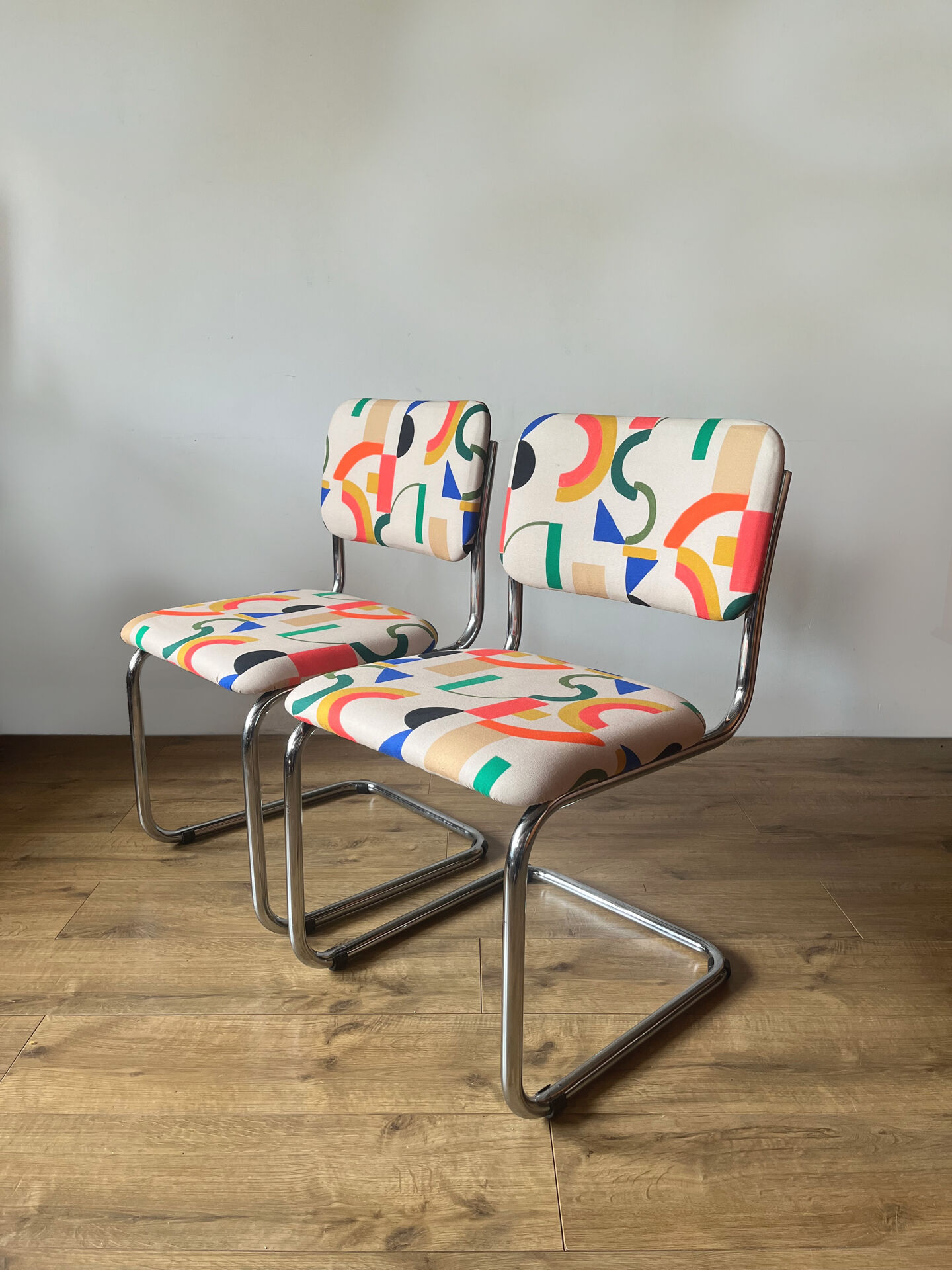 Paire de chaises Cesca Memphis 1980