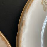Monogram DK porcelain plates