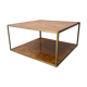Elm magnifying glass squared coffee table