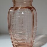 Vase en verre orange