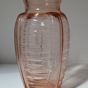Vase en verre orange