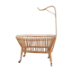 Rattan bed