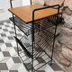 1960s side table with magazine holder