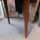Table demi lune en noyer