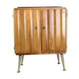 End table, vintage art deco bedside