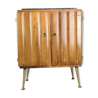 End table, vintage art deco bedside