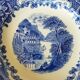 Deep plates Royal Sphinx Maastricht P. Regout "Cambridge Old England" blue & white