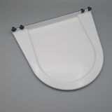 Wall shelf enamelled