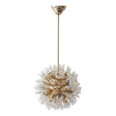 Emil Stejnar Lustre Sputnik Dandelion Gold Mid-Century, 1970s