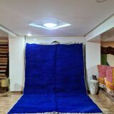 Berber rug blue majorelle 300x200cm - handmade