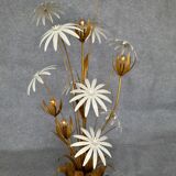Vintage floral floor lamp hans kogl
