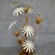 Lampadaire floral vintage hans kogl