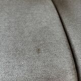 Grey two-seater sofa