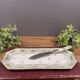 Limoges porcelain cake dish – floral decoration and gilding