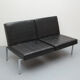 1960s 2-seater sofa in synthetic leather