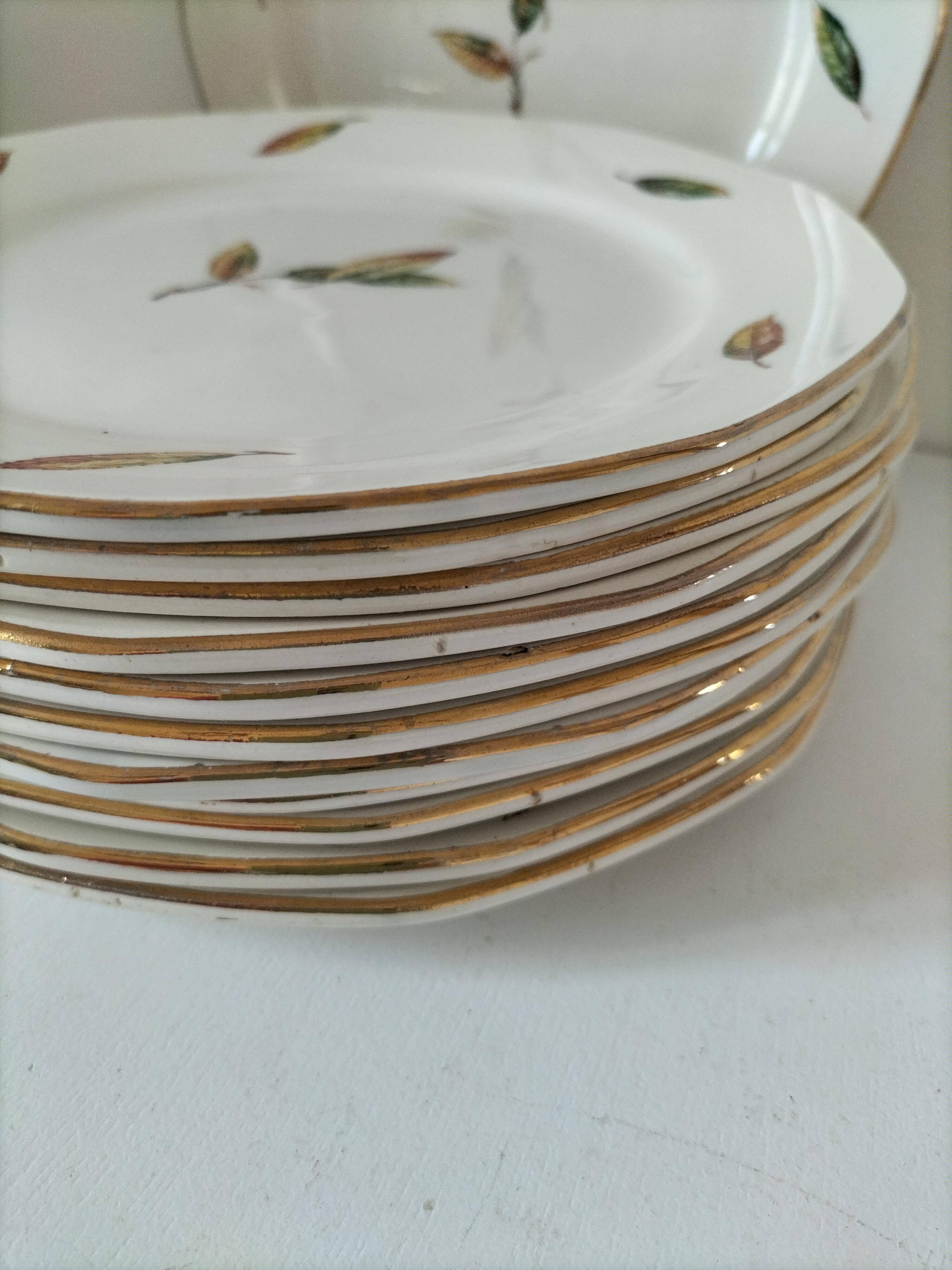 Digoin Sarreguemines Nemours Model Plates.