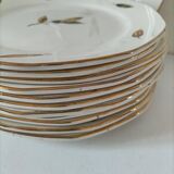 Digoin Sarreguemines Nemours Model Plates.