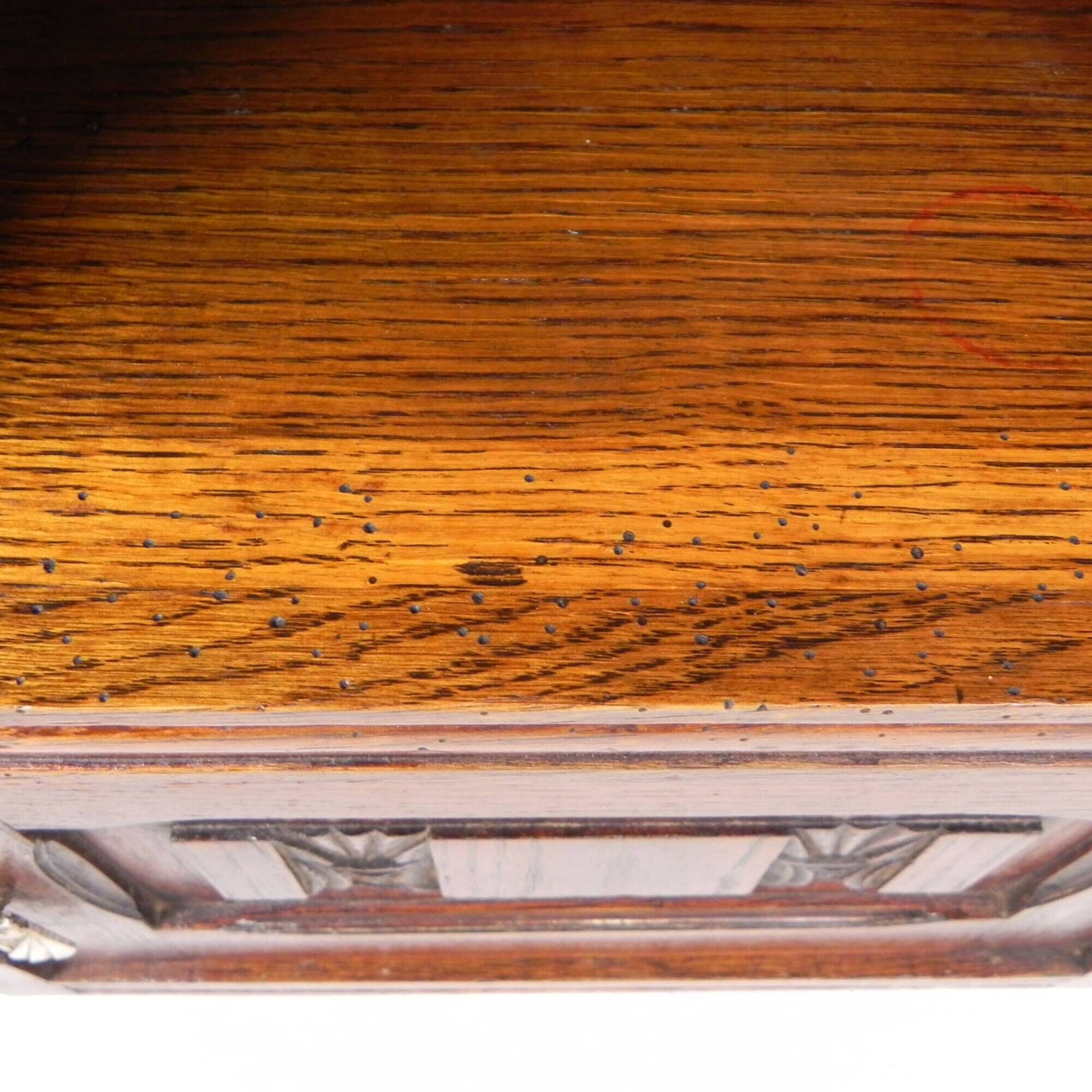 Art Deco bedside table with marble top, 1930s
