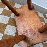 60s Brutalist Style Stool