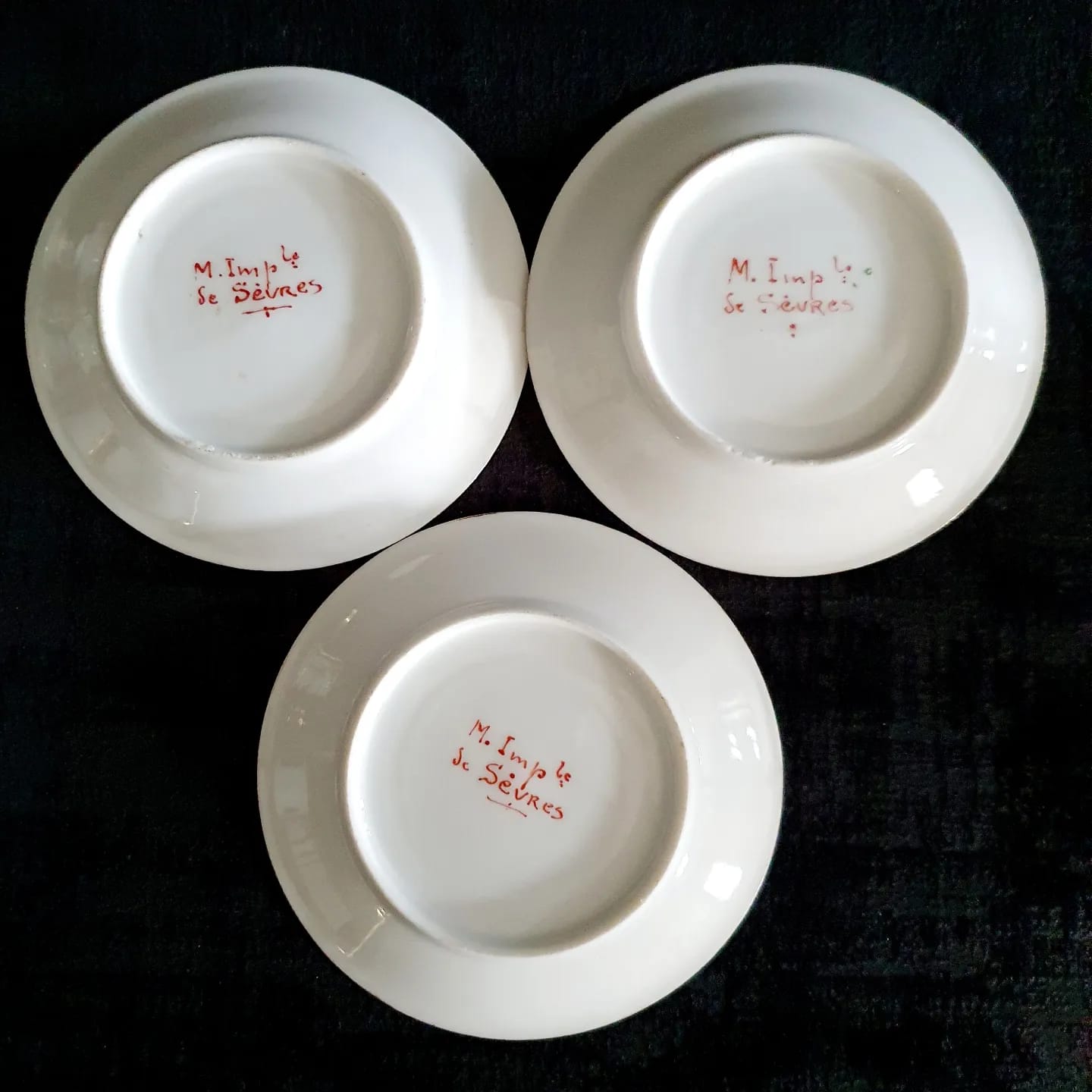 Genuine Napoleon porcelain coffee service - Manufacture Impériale de Sèvres