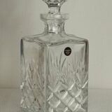Lancel Paris vintage crystal whiskey decanter